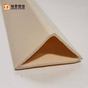 High Quality plastic pvc profile pvc foam chamferhollow brush seal pvc chamfer extrusion plastic
