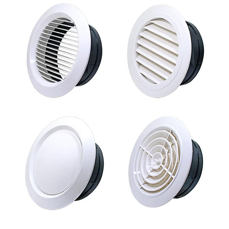 High Quality plastic valve air vent Round Plastic Valve Air Vent Covers Round Vent Louver For HVAC