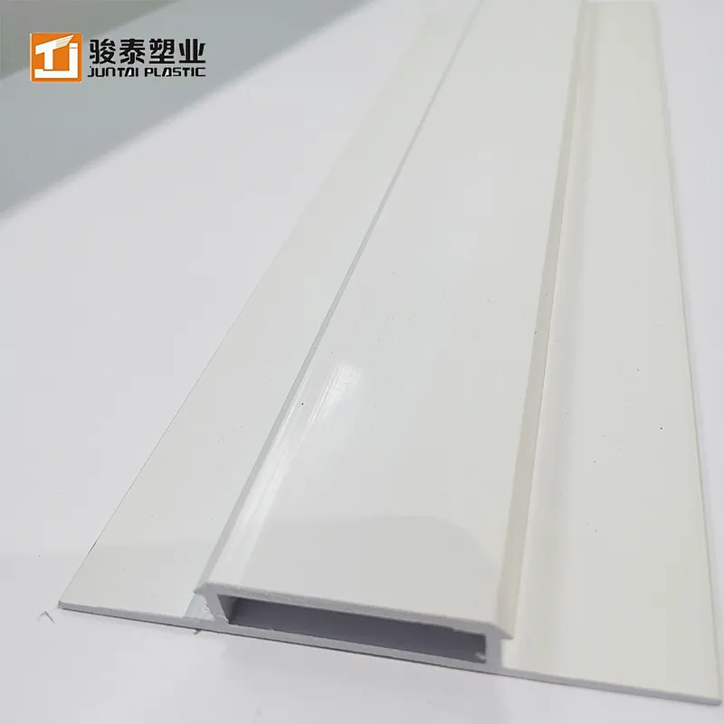 Upvc plastic extrusion Strip Curtain Trim Window Edge Sealing Data  Chamfer PVC Profile