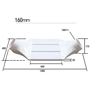 High Quality flat air duct plastic air duct customizable