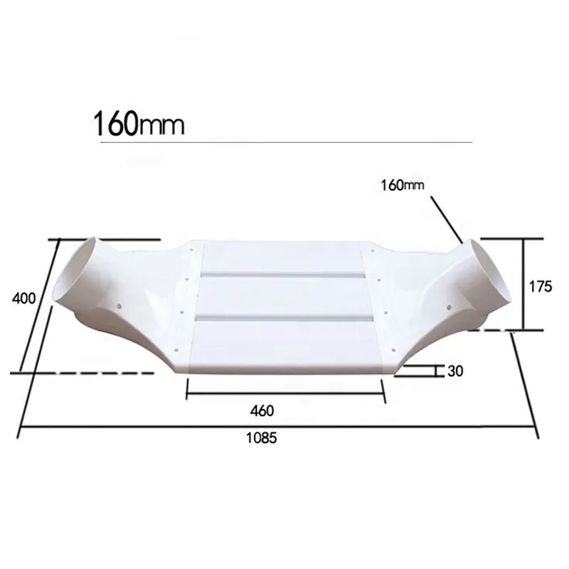 High Quality flat air duct plastic air duct customizable