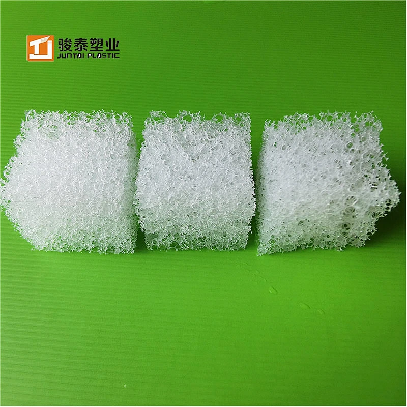 Water Filter Sponge Foam Details High Quality Open Cell MBBR Polyurethane Manufacturing Plant Online Support Farms 200l/hour