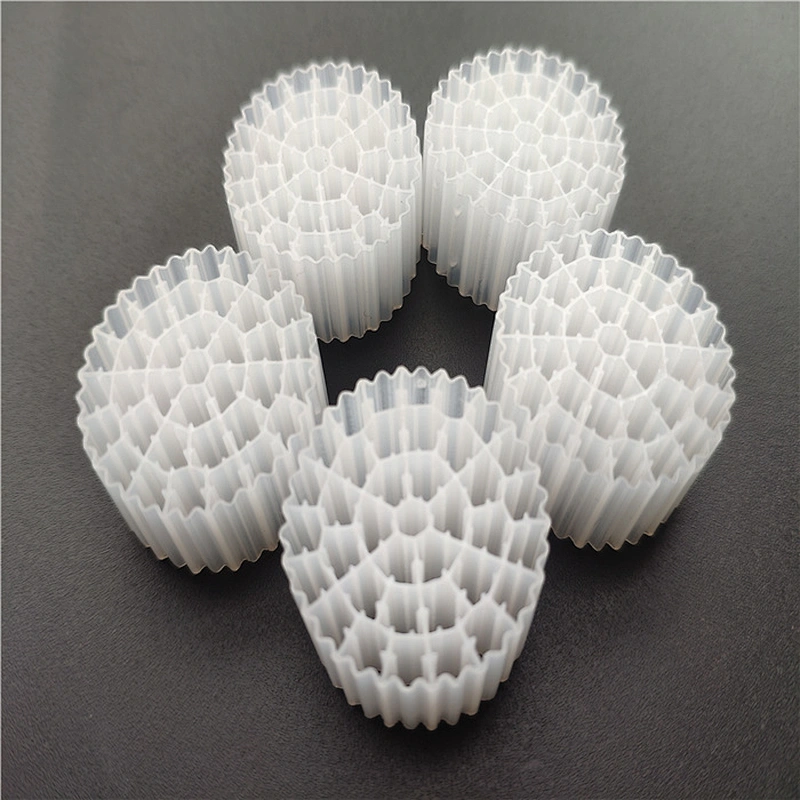 Newly and efficient HDPE  k3 mbbr06 bio filter media water treatment plant  for water treatment