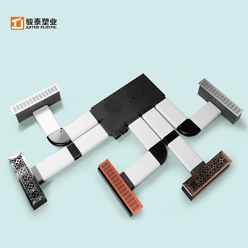 100mm  ABS Air condintioner Flange Panel Hose Pipe  Round Air Duct Cover