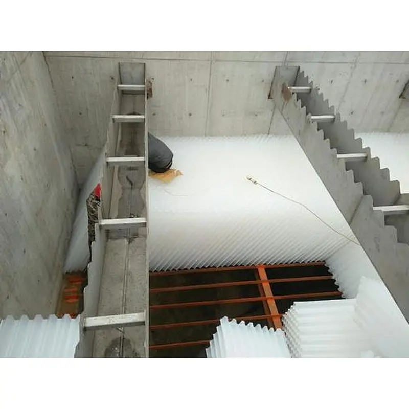 Iinclined rectangular pipe plate tube settler pipe filter media