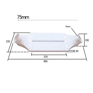 High Quality flat air duct plastic air duct customizable