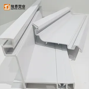 Juntai manufacturer  Channel Strip Edge ABS PP HDPE UPVC PVC Tube window door  Extrusion Plastic pvc profiles for windows