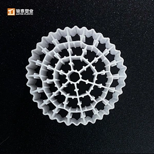 Newly and efficient hdpe mbbr37 juntai patent media mbbr bio filter media watertreatment plant
