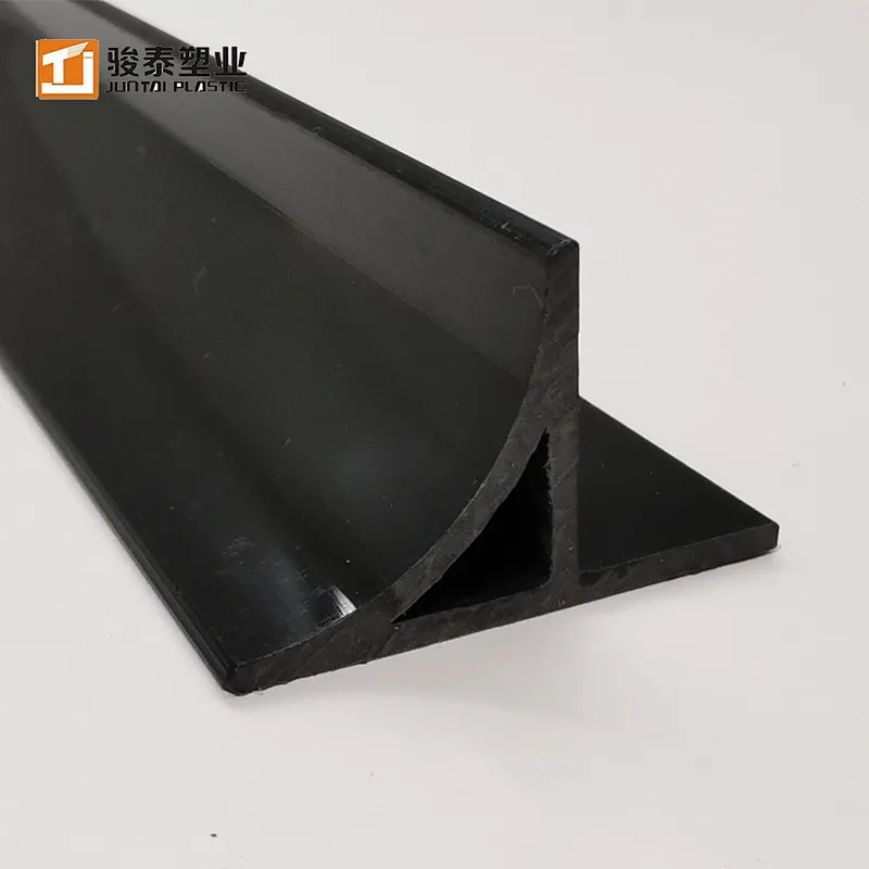 triangular  plastic tube pvc extruded tubes