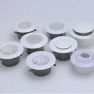 High Quality plastic valve air vent Round Plastic Valve Air Vent Covers Round Vent Louver For HVAC