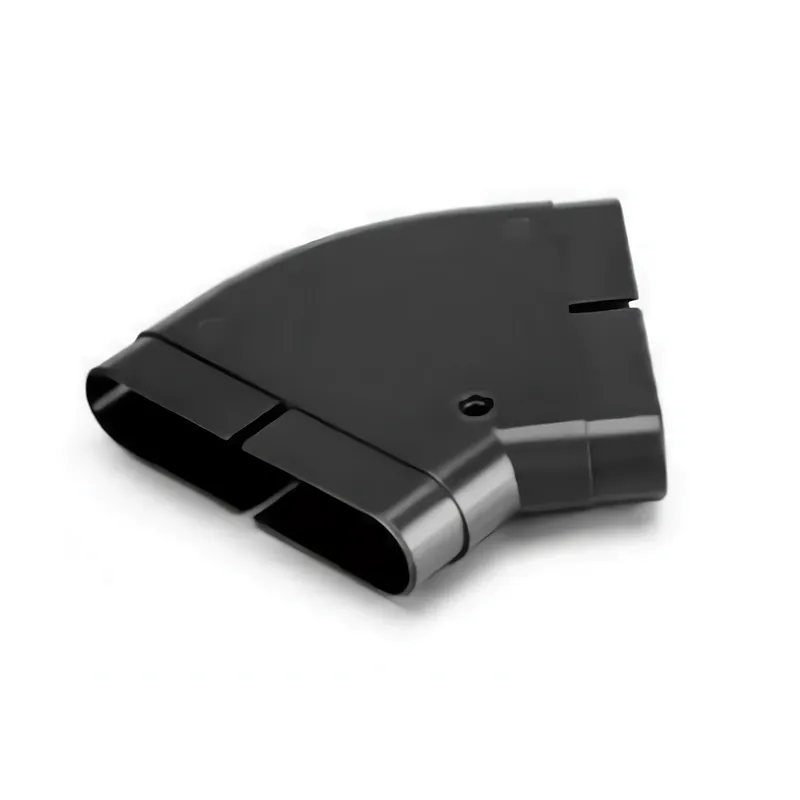 Flat Pipe Connector High Quality Ventilation Duct ABS Straight Apartment Lifetime Contemporary