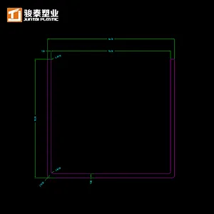 Custom Pvc U Channel Profile Plastic for Bathroom Mirror 3D Model Design Total Solution for Projects Traditional Graphic Design