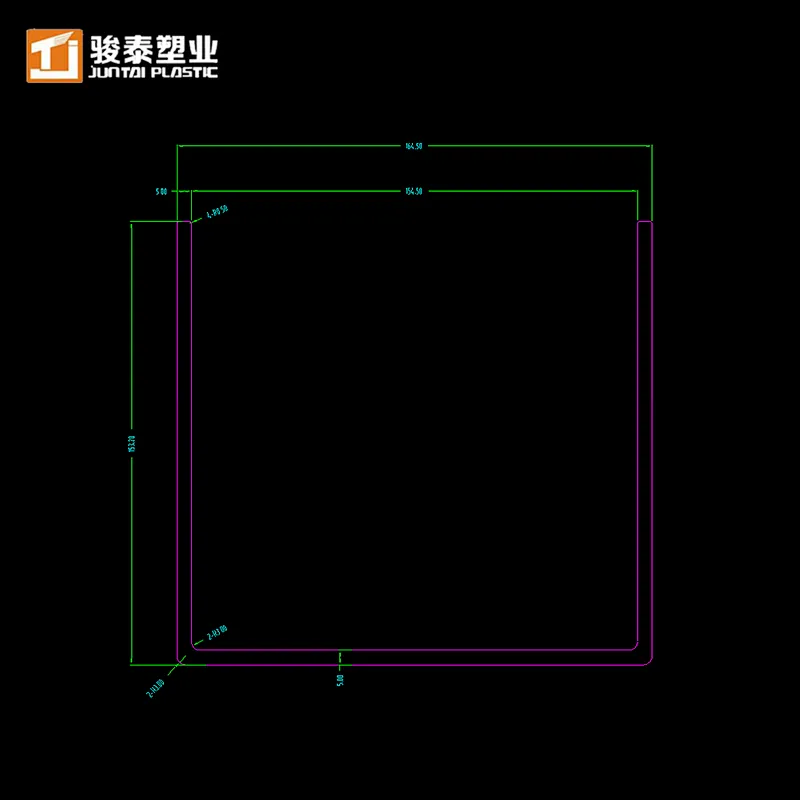 Custom Pvc U Channel Profile Plastic for Bathroom Mirror 3D Model Design Total Solution for Projects Traditional Graphic Design