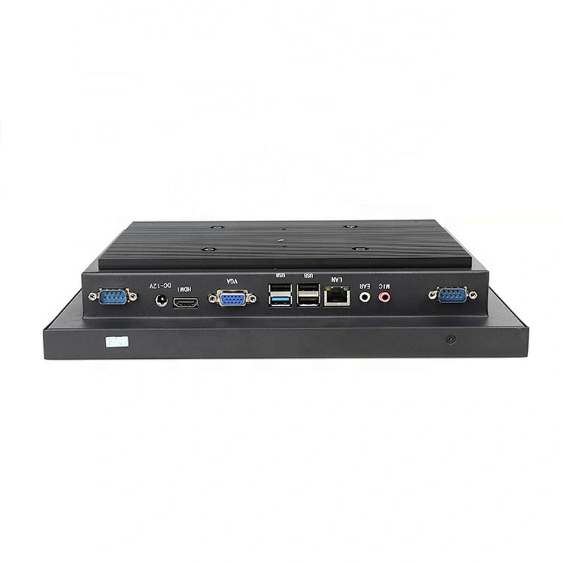 ODM OEM 12 inch industrial resistive touch screen desktop all in one panel PC with J1900 i3 i5 i7 processor
