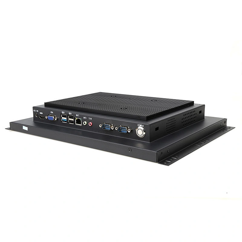 15 inch industrial grade panel pc metal cabinet open frame resistive touch screen pc