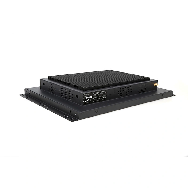 15 inch industrial grade panel pc metal cabinet open frame resistive touch screen pc