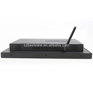 12 inch ODM OEM industrial resistive/Capacitive touch screen panel pc 1280x800 with 3 keys front control