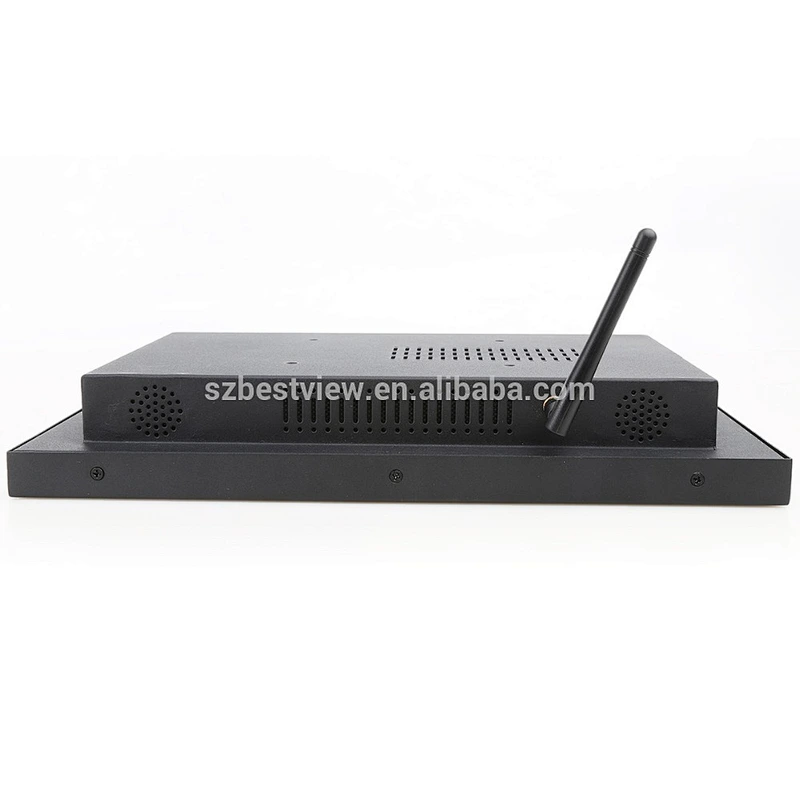 12 inch ODM OEM industrial resistive/Capacitive touch screen panel pc 1280x800 with 3 keys front control