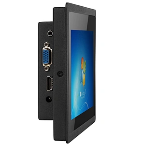 Bestview 7 inch 1024x600 industrial lcd monitor capacitive touch screen monitor with vga hdmi input