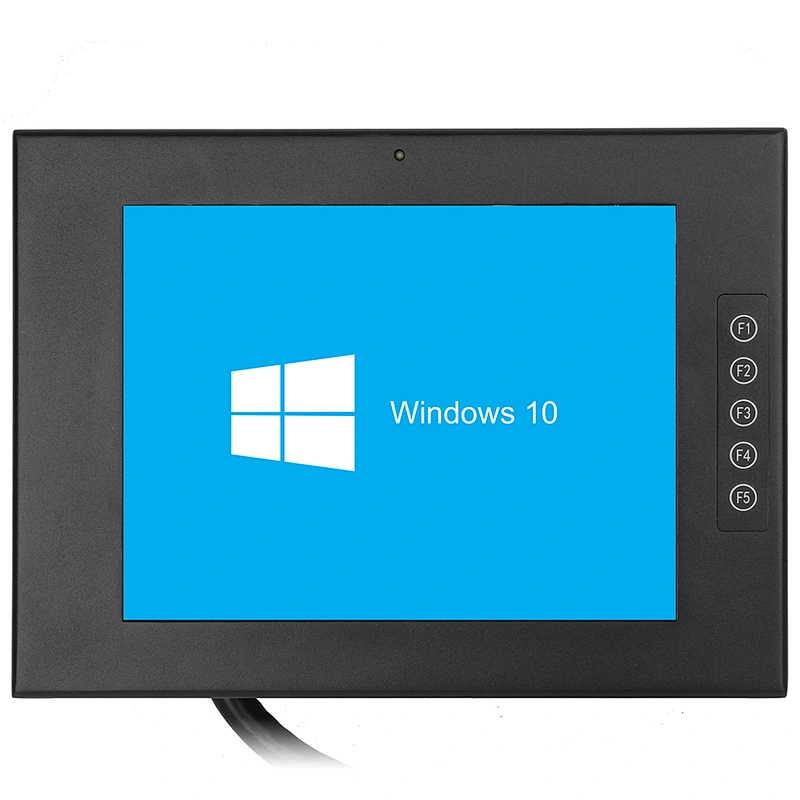 8 inch industrial capacitive touch screen lcd monitor industrial IP65 full waterproof monitor aluminium case