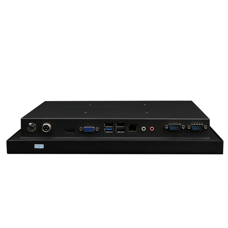 12.1 inch true flat screen touch screen pc industrial panel pc J1900 processor with TPM1.2 for embedded cabinet