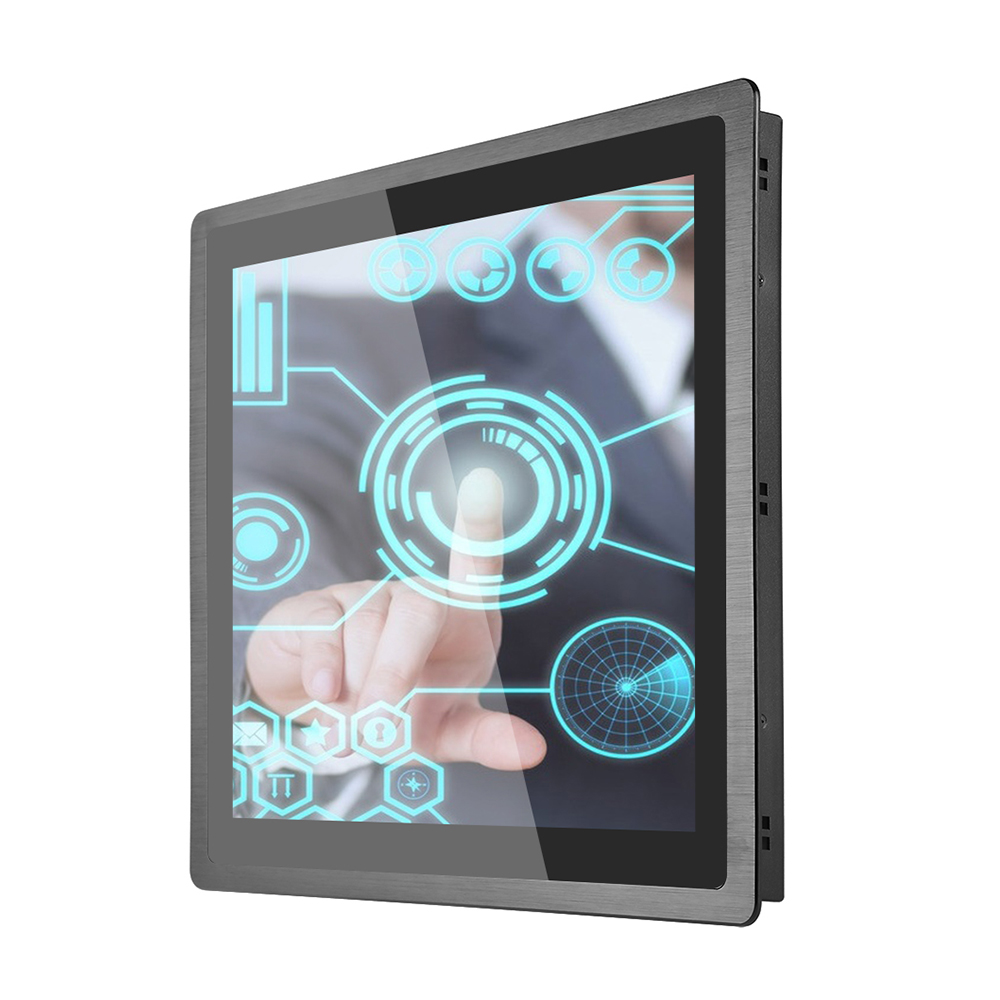 15 17 19 inch Fanless J1900 i3 i5 i7 barebone system Industrial Touch Screen Panel PC Aluminum Alloy Industrial All in one PC