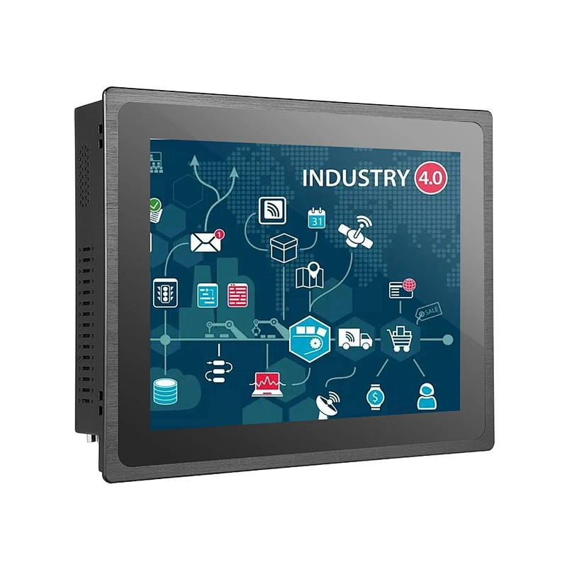 Bestview 10.4 inch aluminium alloy case Intel J1900 4GB 128GB Cheap Industrial all in one fanless pc