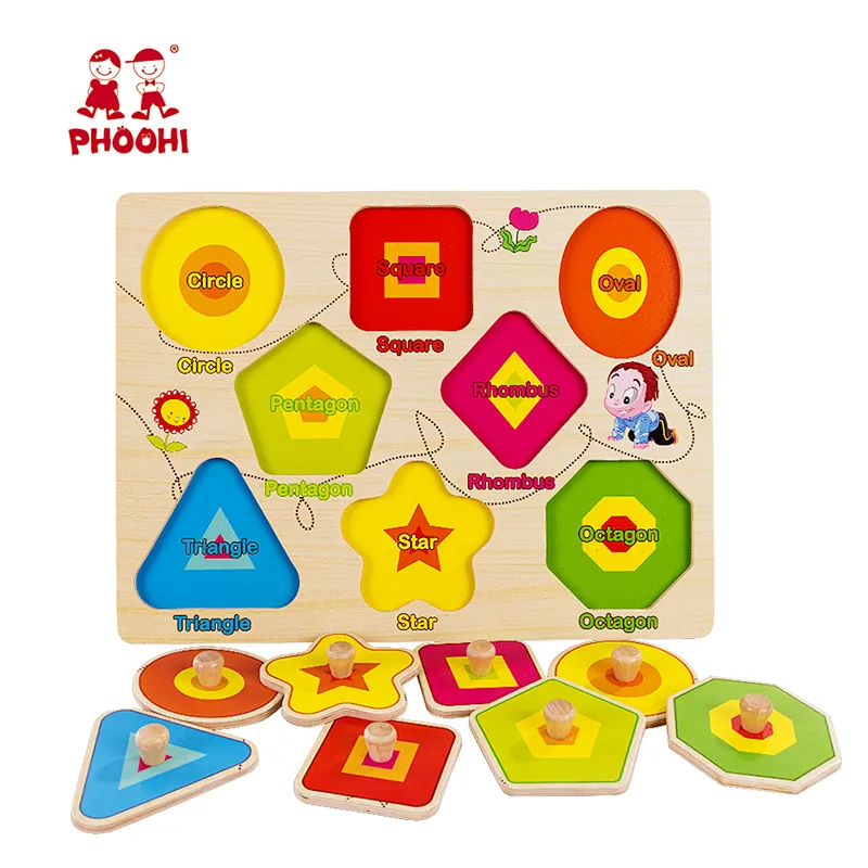 Geo. Shape Peg  Puzzle