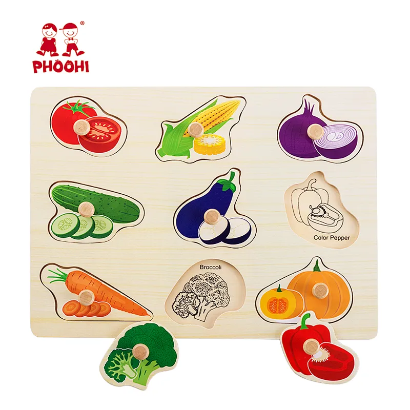 Vegetables Peg Puzzle