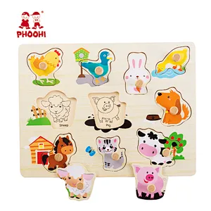 Farm Animals Peg Puzzle