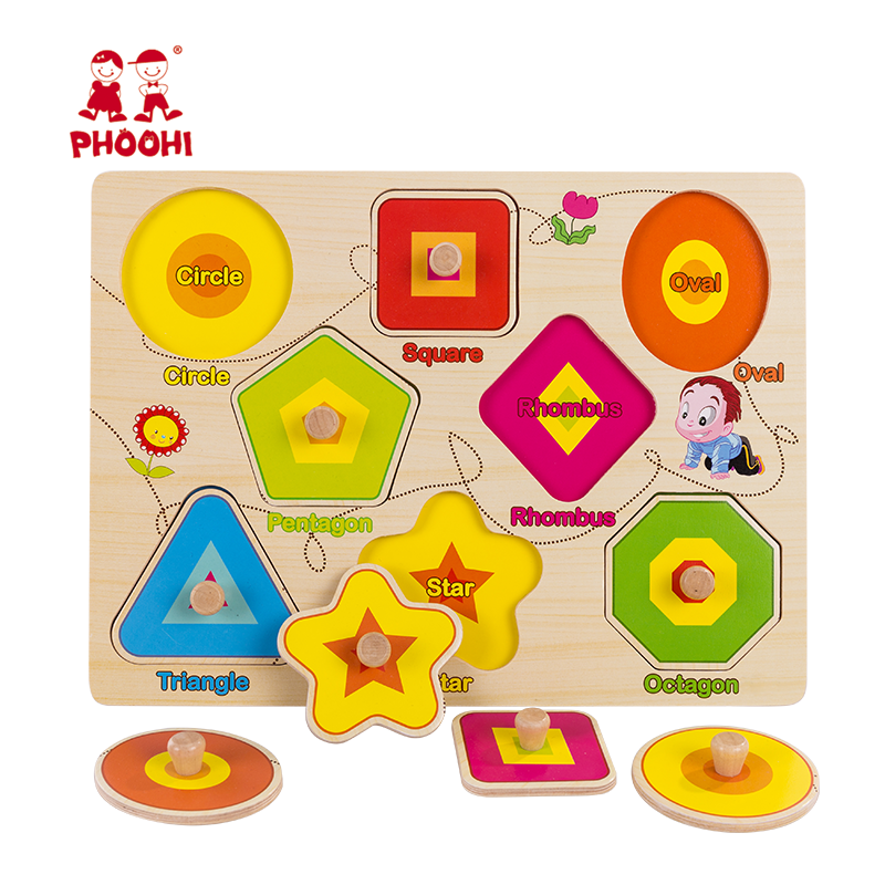 Geo. Shape Peg  Puzzle