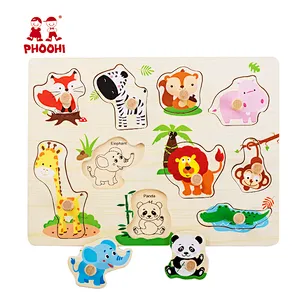 Wild Animals Peg Puzzle