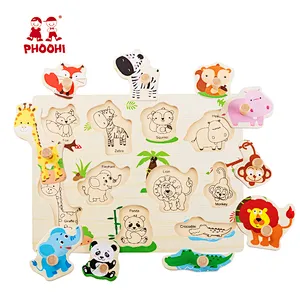 Wild Animals Peg Puzzle
