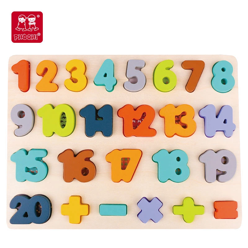 Wholesale Wooden Numbers Education Puzzle.