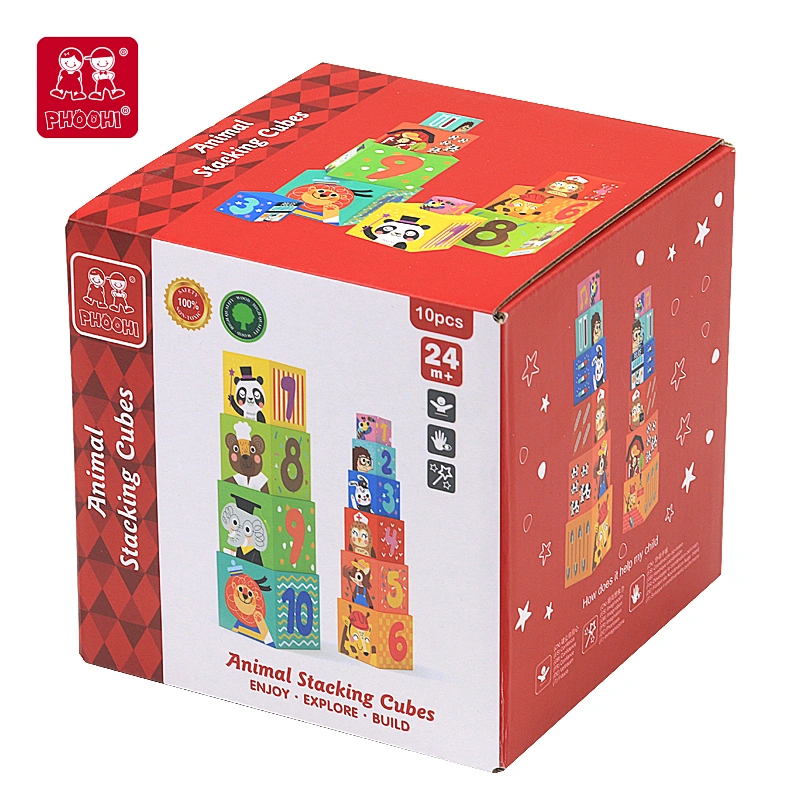 Animal Stacking Cubes