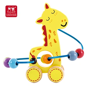 Push Along Giraffe Bead Maze
