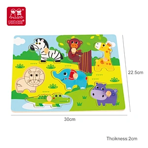 Wild Animals Peg Puzzle