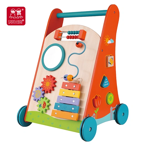 Wooden Baby Learning Walker