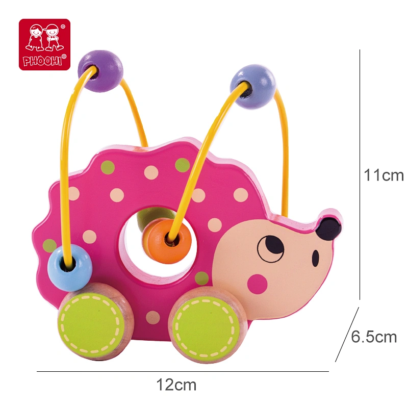 Push Along Hedgehog Bead Maze