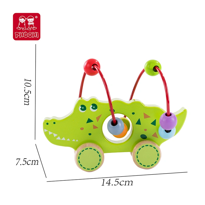 Push Along Crocodile Bead Maze