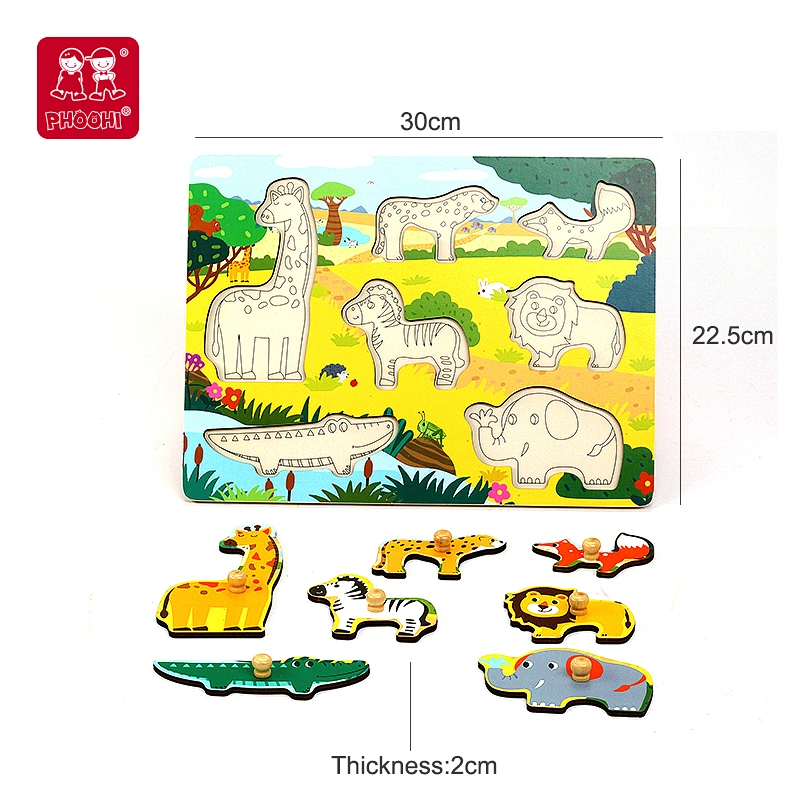 Safari Peg Puzzle