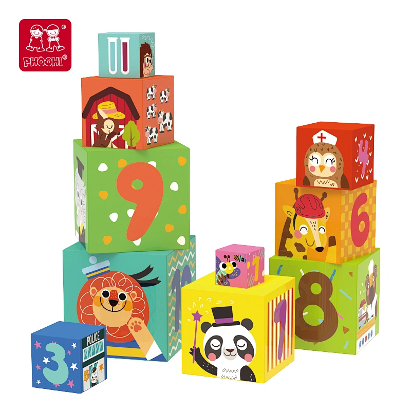 Animal Stacking Cubes