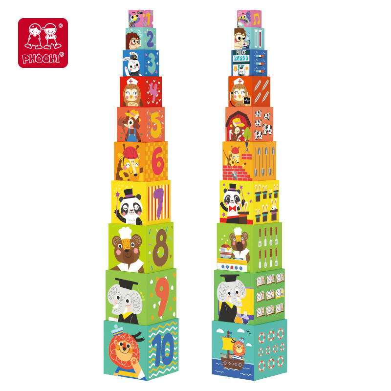 Animal Stacking Cubes