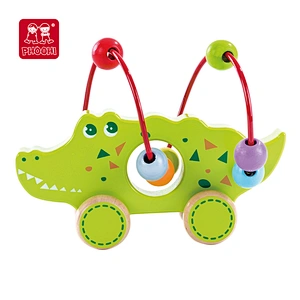 Push Along Crocodile Bead Maze