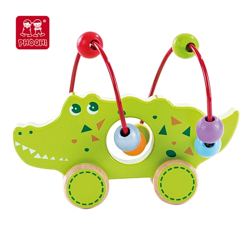 Push Along Crocodile Bead Maze