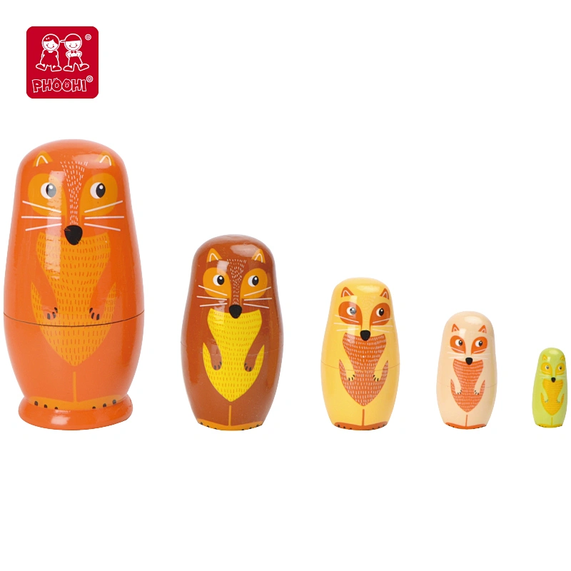 Nesting Fox Dolls
