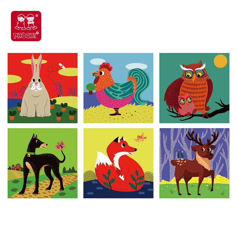 Animal Cube Puzzle