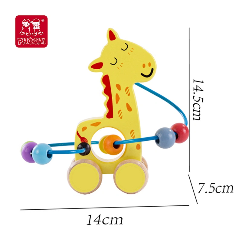 Push Along Giraffe Bead Maze