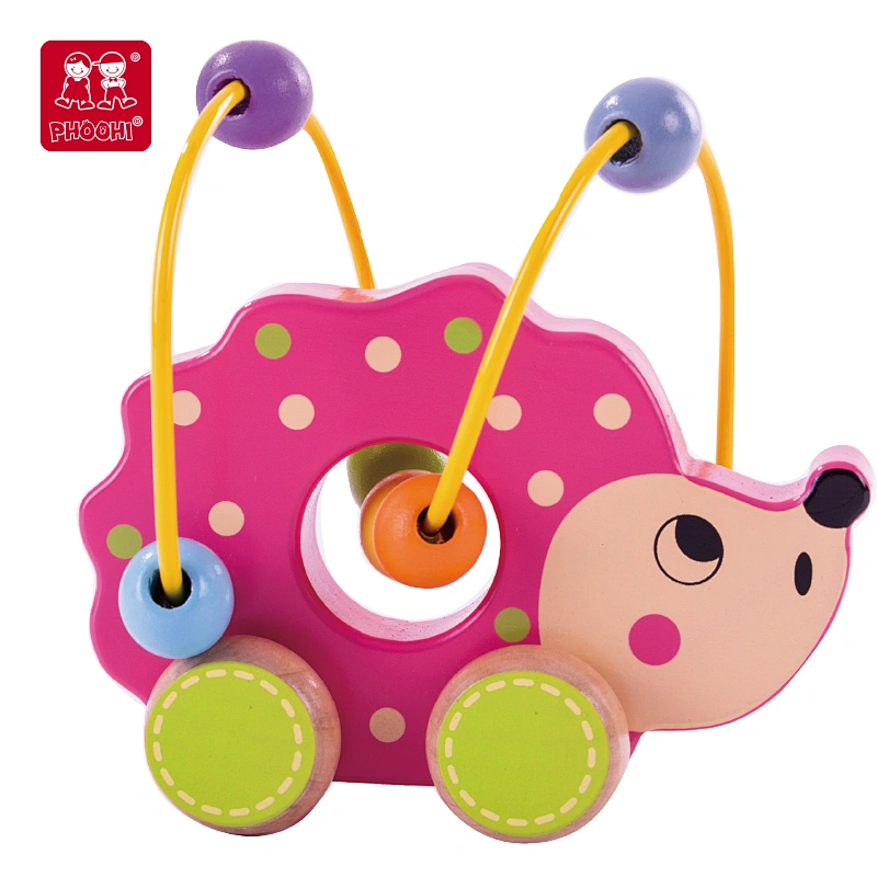 Push Along Hedgehog Bead Maze