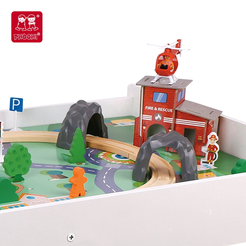 52pcs Train Set with Play Table